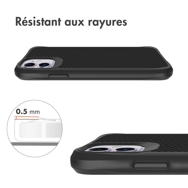 imoshion Rugged Hybrid Carbon Case Apple iPhone 11 - Noir