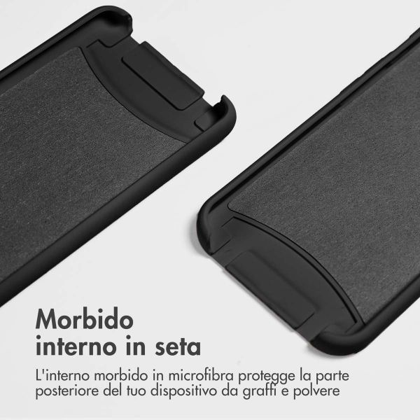 imoshion Coque de couleur avec cordon amovible Apple iPhone 12 Pro Max - Noir