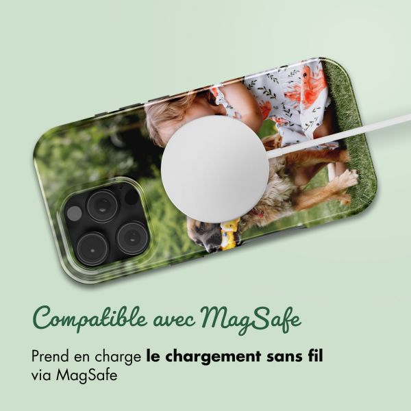 Concevez votre propre coque Tough avec MagSafe Apple iPhone 16 Pro Max - Blanc