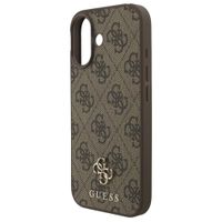 Guess Coque 4G Metal Logo MagSafe Apple iPhone 17 - Marron