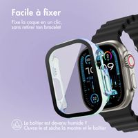 imoshion Coque rigide brillante à couverture complète pour Apple Watch Ultra / Ultra 2 - 49 mm - Pearlescent