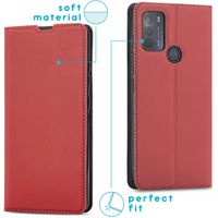 imoshion Étui de téléphone Slim Folio Motorola Moto G50 - Rouge