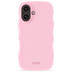 Holdit Coque Wavy Apple iPhone 16 - Pink