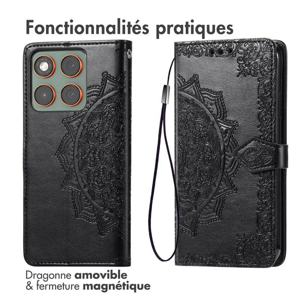 imoshion Etui de télephone Mandala Motorola Edge 70 - Noir