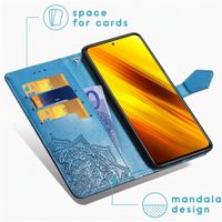 imoshion Etui de télephone Mandala Xiaomi Poco X3 (Pro) - Turquoise