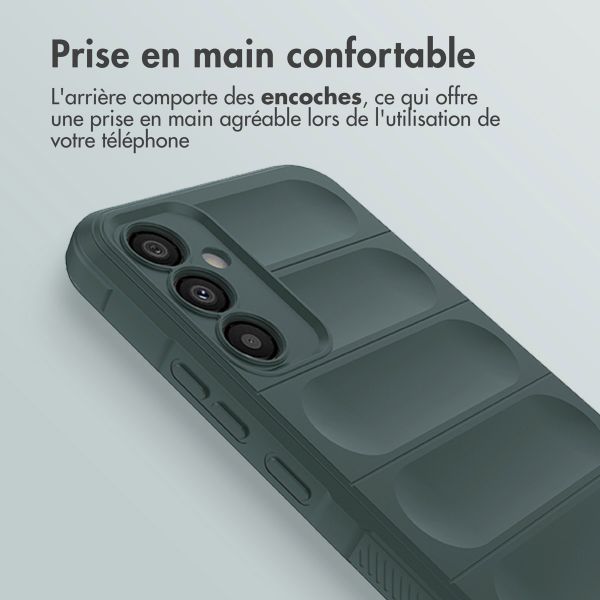 imoshion Coque arrière EasyGrip Samsung Galaxy A34 (5G) - Vert foncé