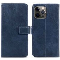 imoshion Étui de téléphone portefeuille Luxe iPhone 13 Pro Max - Bleu foncé