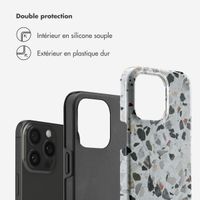 Selencia Coque arrière Vivid Apple iPhone 15 Pro Max - Chic Terazzo