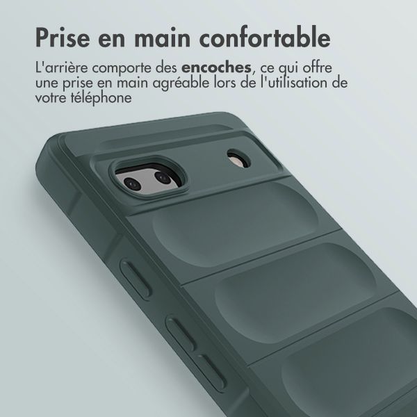 imoshion Coque arrière EasyGrip Google Pixel 6a - Vert foncé