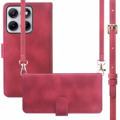imoshion Etui de télephone portefeuille avec cordon Motorola Edge 70 Fusion - Rouge