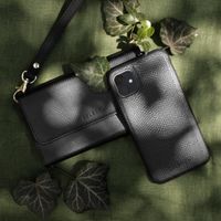 Selencia Serpent Clutch amovible Tierra iPhone 12 Mini - Noir