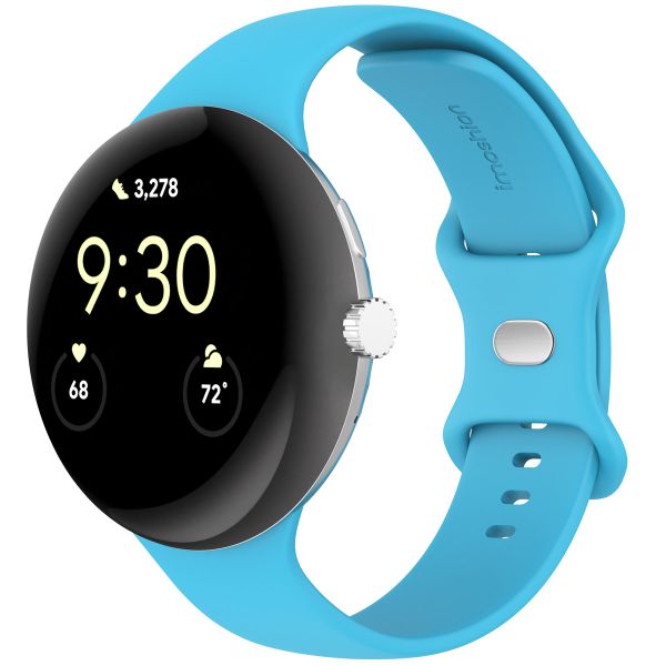 imoshion Bracelet en silicone Google Pixel Watch 3 - 45 mm - Taille S - Bleu