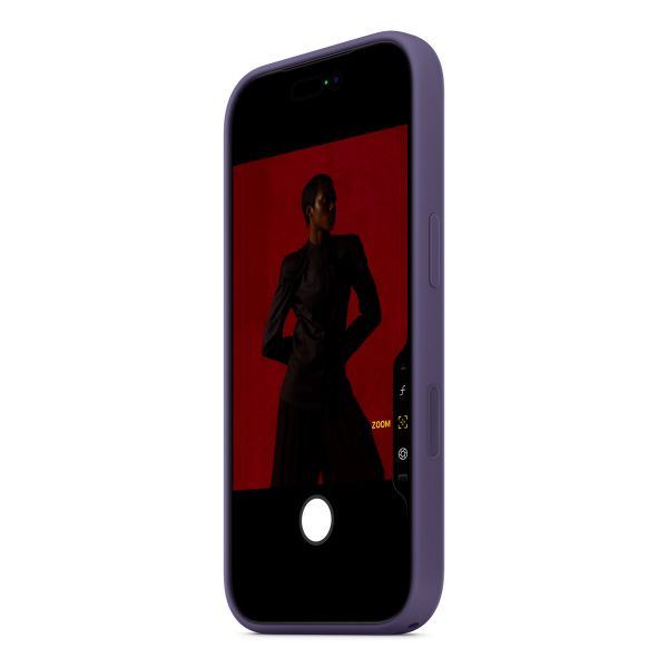 Apple Coque en silicone avec MagSafe Apple iPhone 17 Pro - Purple Fog