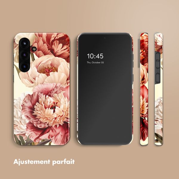 Selencia Coque arrière Vivid Samsung Galaxy S25 FE - Vintage Peony