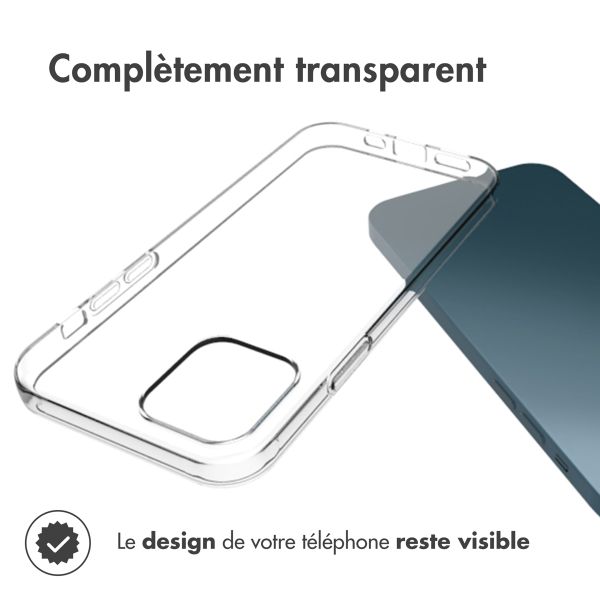Accezz Coque Clear Apple iPhone 12 (Pro) - Transparent