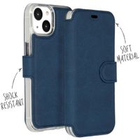 Accezz Étui de téléphone portefeuille Xtreme Wallet iPhone 14 Plus - Bleu foncé