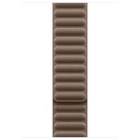 Apple Bracelet à maillons magnétique FineWoven Apple Watch Series 1-10 / SE / Ultra (2) - 42/44/45/46/49 mm - Taille S/M - Taupe