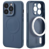 imoshion Coque Couleur avec MagSafe iPhone 14 Pro - Bleu foncé