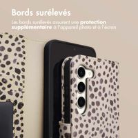 imoshion Étui de télephone portefeuille Design Samsung Galaxy S23 - Black And White Dots