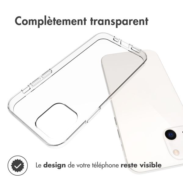 Accezz Coque Clear Apple iPhone 13 - Transparent