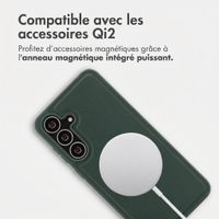 Accezz Coque arrière Edge avec MagSafe Samsung Galaxy S25 FE - Vert