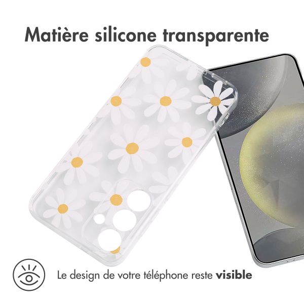 imoshion Coque Design Samsung Galaxy S25 - Daisy flower