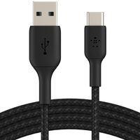 Belkin Boost↑Charge™﻿ Braided USB-C vers câble USB - 2 mètres -Noir