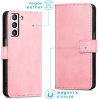 imoshion Étui de téléphone portefeuille Luxe Galaxy S21 FE - Rose