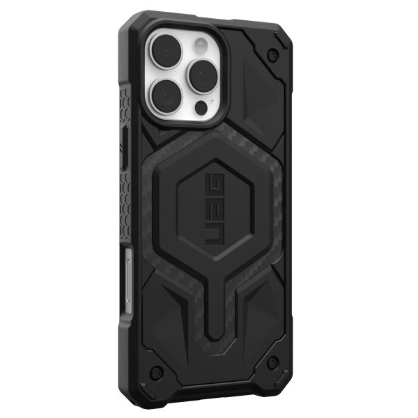 UAG Coque arrière Monarch Pro Apple iPhone 16 Pro Max - Carbon Fiber