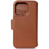 Decoded Portefeuille détachable 2 en 1 en cuir Apple iPhone 15 Pro Max - Brun