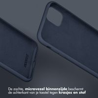 Accezz Coque Liquid Silicone Google Pixel 7 Pro - Bleu foncé