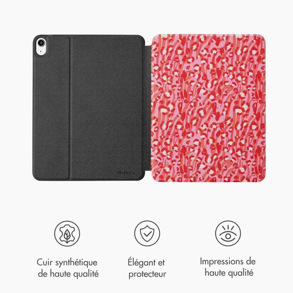 Selencia Coque tablette Vivid Apple iPad Air 11 pouces (2025) M3 / (2024) M2 / Air 5 (2022) / Air 4 (2020) - Wild Spots Lipstick