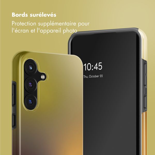 Selencia Coque arrière Vivid Samsung Galaxy S25 FE - Gradient Olive Dust