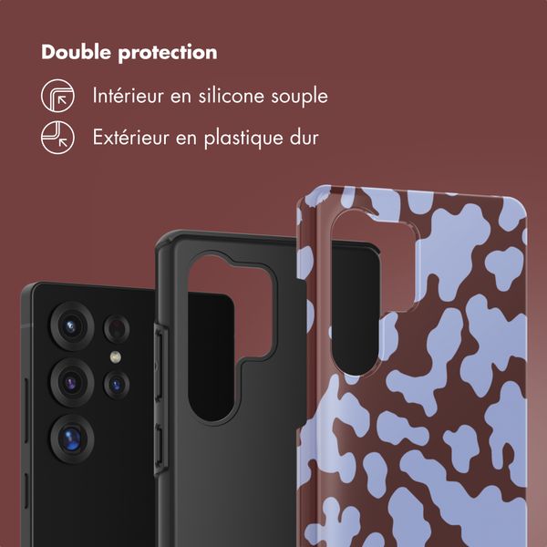 Selencia Coque arrière Vivid Samsung Galaxy S25 Ultra - Moo'd Lavender Glow