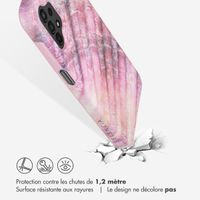 Selencia Aurora Coque Fashion Samsung Galaxy A13 (4G) - ﻿Coque durable - 100 % recyclée - Ocean Shell Purple