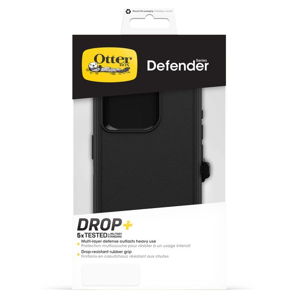 OtterBox Defender Rugged Backcover Apple iPhone 15 Pro - Noir