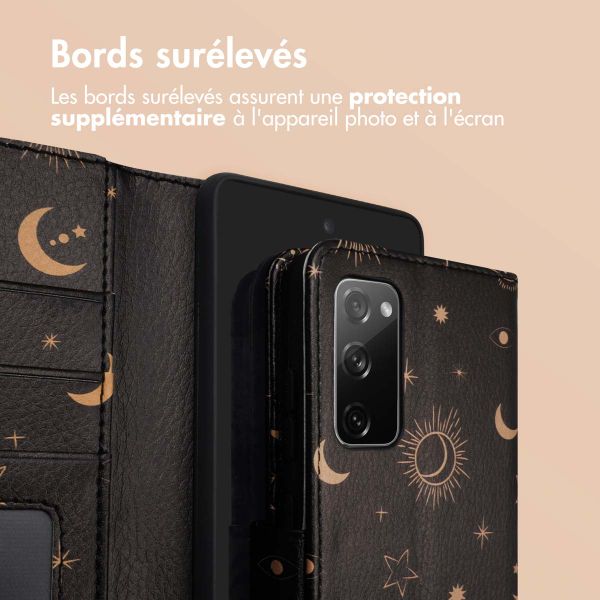 imoshion Étui de télephone portefeuille Design Samsung Galaxy S20 FE - Sky Black