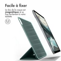 imoshion Magnetic etui de téléphone portefeuille Apple iPad Pro 11 (2025) M5 / (2024) M4 - Vert foncé