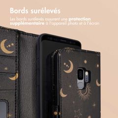 imoshion Étui de télephone portefeuille Design Samsung Galaxy S9 - Sky Black