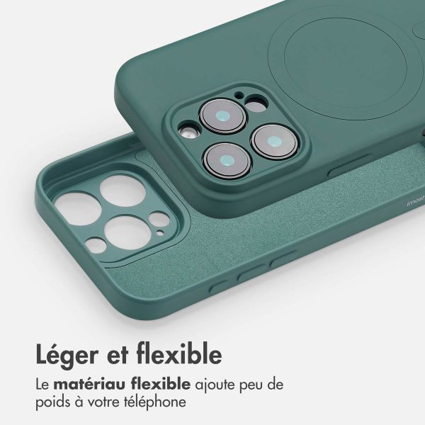 imoshion Coque Couleur avec MagSafe iPhone 16 Pro Max - Vert foncé