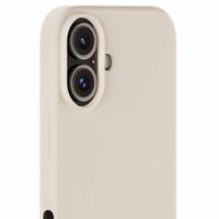 Holdit Coque Silicone Apple iPhone 16 - Light Beige