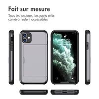 imoshion Coque arrière avec porte-cartes Apple iPhone 11 - Gris