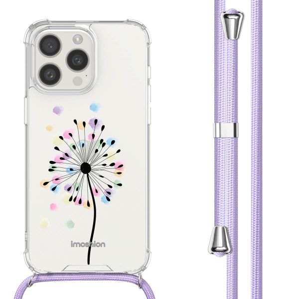 imoshion Coque Design avec cordon Apple iPhone 15 Pro - Sandstone Dandelion