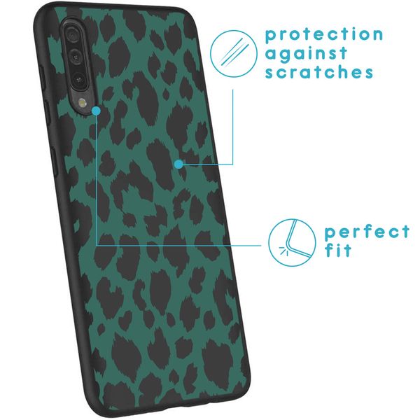 imoshion Coque Design Galaxy A50 / A30s - Léopard - Vert / Noir