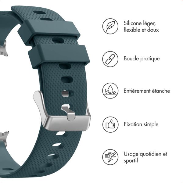imoshion Bracelet en silicone souple Samsung Galaxy Watch 8 (Classic) - 40 / 44 / 46mm - Vert