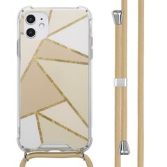 imoshion Coque Design avec cordon Apple iPhone 11 - Beige Graphic