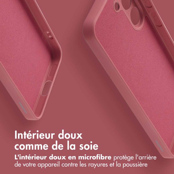 imoshion Coque Couleur avec MagSafe Samsung Galaxy S25 - Dusty Rose