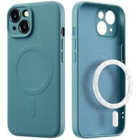 imoshion Coque Couleur avec MagSafe iPhone 15 - Smoke Green