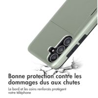 imoshion Coque arrière avec porte-cartes Samsung Galaxy S25 FE - Vert
