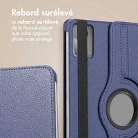 imoshion Coque tablette rotatif à 360° Lenovo Tab M11 - Bleu foncé